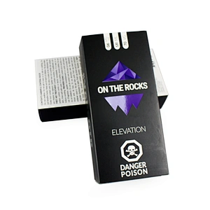 factory of 120ml cbd oil bottle package paper box with spot uv