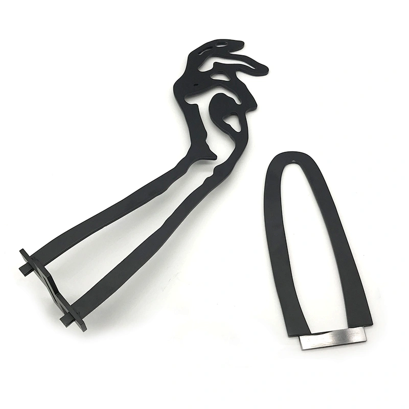 Black Powder Coated Steel Hands