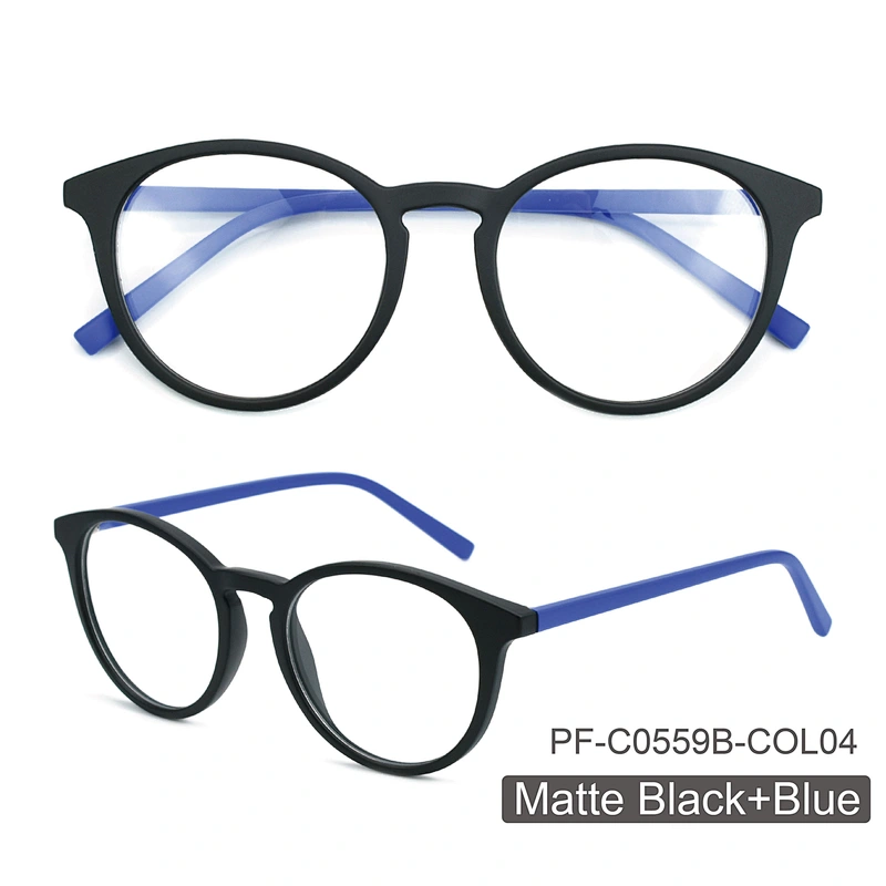 Hot sale Optical Frame Round Eyeglasses Frame Trendy Unisex Designer CP Frame