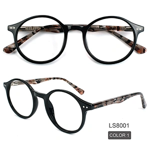 Round Circle Anti Blue Light Lens Women Designer Colorful Eyeglasses Frame