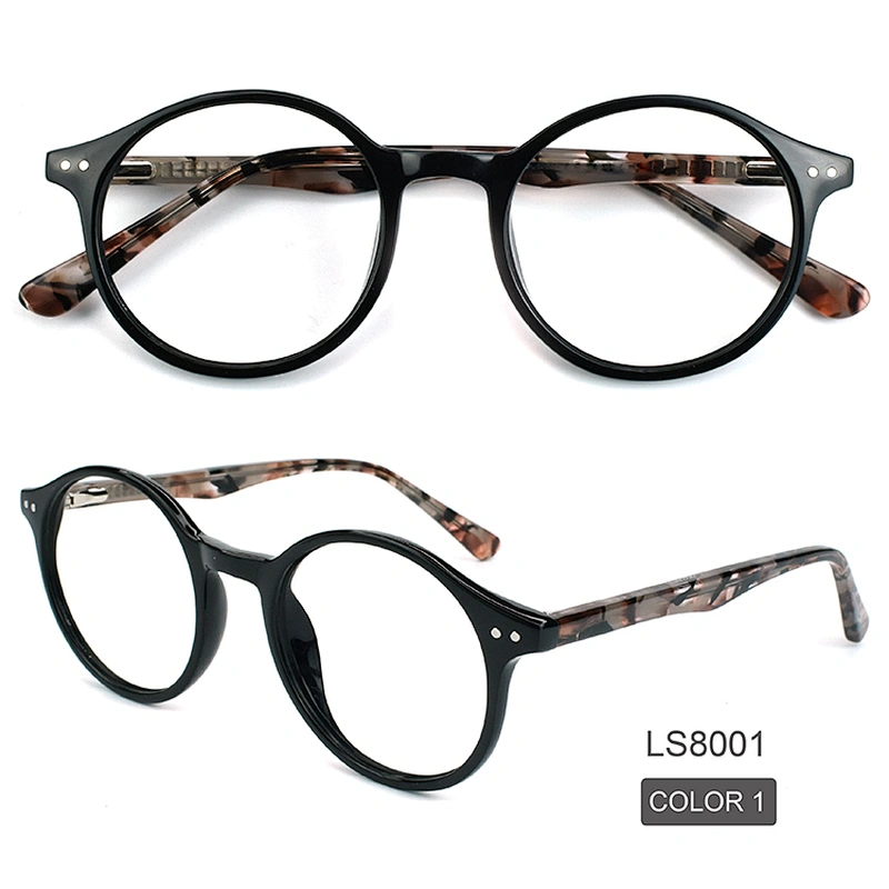 Round Circle Anti Blue Light Lens Women Designer Colorful Eyeglasses Frame