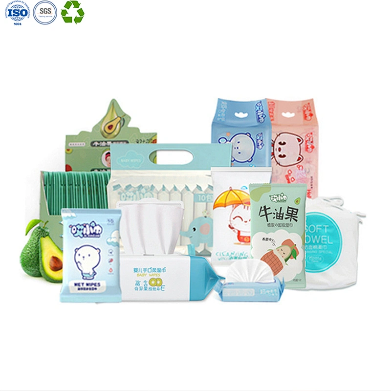 Cleaning non-woven wet wipes