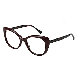 New Fashion Acetate Cat Eye Black Brown Customized Optical Reading Eyeglasses Frame for Women