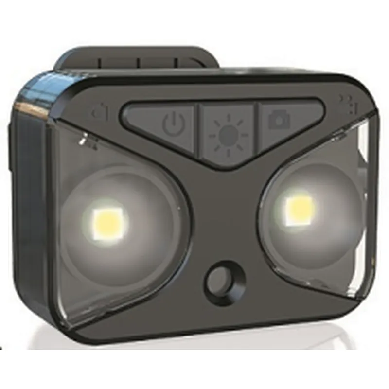 Waterproof Bike Camcorder with Bike Light Full HD 1080P Bike Motorcycle Helmet Sport Camera Video Recorder DV Camcorder