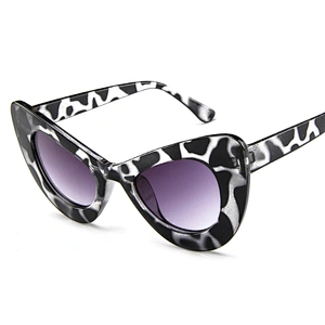 High Quality Stylish Women New Model Plastic Cat Eye Eyewear Glasses Leopard Print Eyeglasses Frame