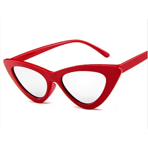 New arrivals 2021 women sunglasses 16 colors wholesale small fashion female triangle sunglasses custom logo