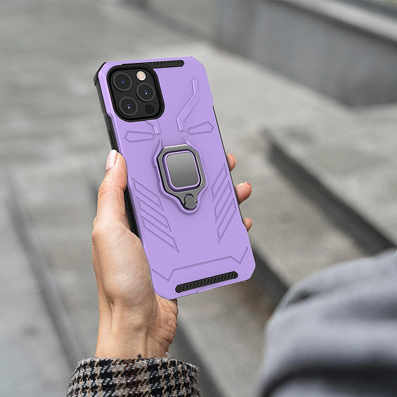 2023 New Design Mobile Back Cover 360 Ring Holder Cell Android Phone Case For iPhone 11 12 Pro Max Mini