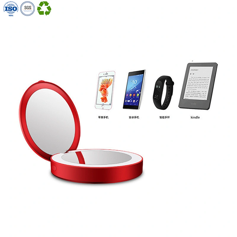 Multifunctional powerbank makeup mirror with light