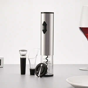 JWS001 4 in 1 Stainless Steel Opener kitchen Accessories Gift Set for Red Wine