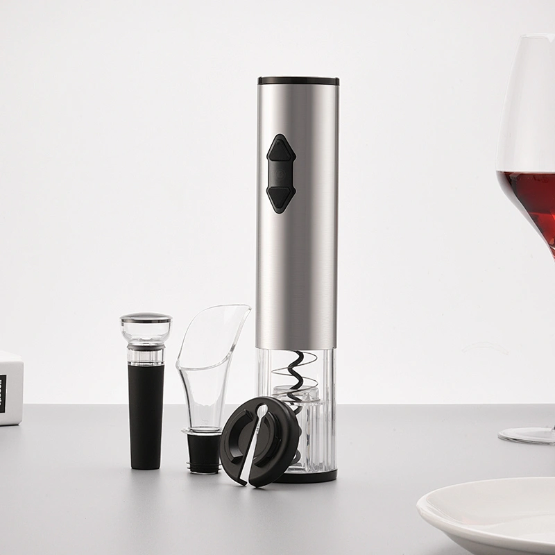 JWS001 4 in 1 Stainless Steel Opener kitchen Accessories Gift Set for Red Wine