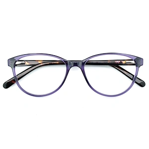 New Design Multi Color Acetate optical eyeglasses frames round eyewear unisex eye glasses thin spectacle frames