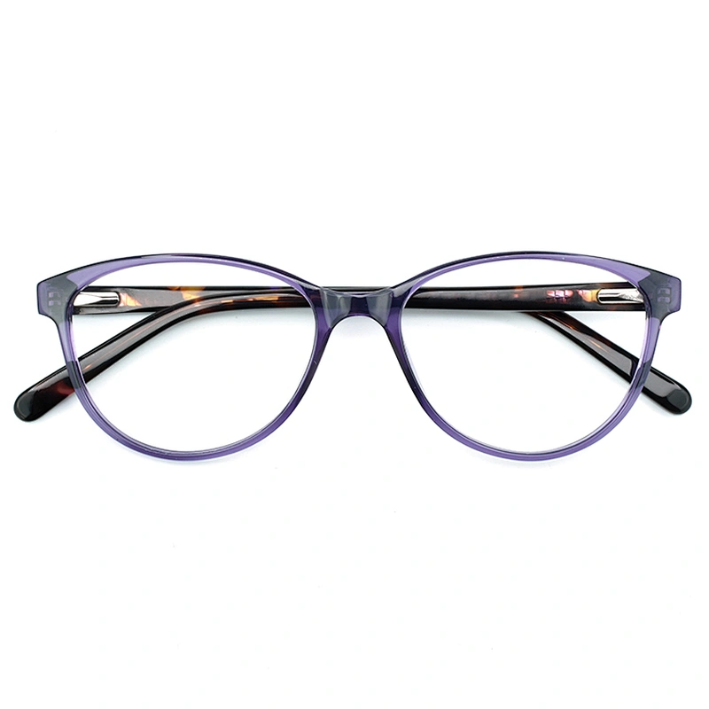 New Design Multi Color Acetate optical eyeglasses frames round eyewear unisex eye glasses thin spectacle frames