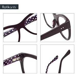 Newest design acetate colorful pattern frames glasses optical eyewear eyeglass for adults
