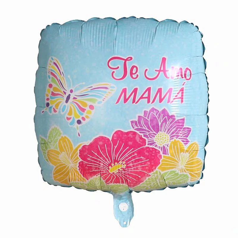 Hot Sales 18 Inch Mother's Day Foil Balloon Heart Shape Helium Balloon For Mother's Day Gifts
