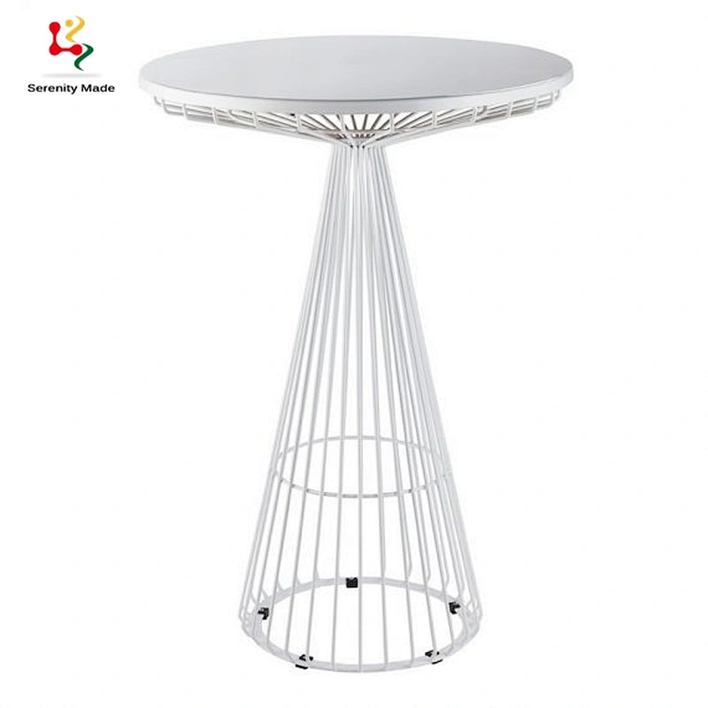 Metal wire dry bar table