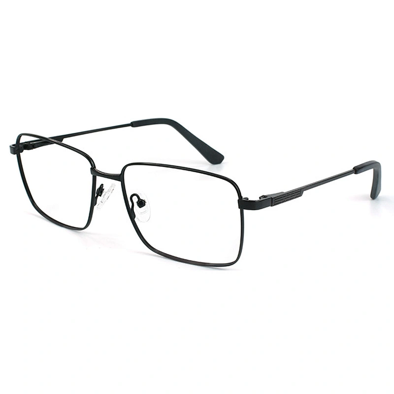China Manufacturers Design Metal Square Eyeglasses Ready Stock Optical Frames