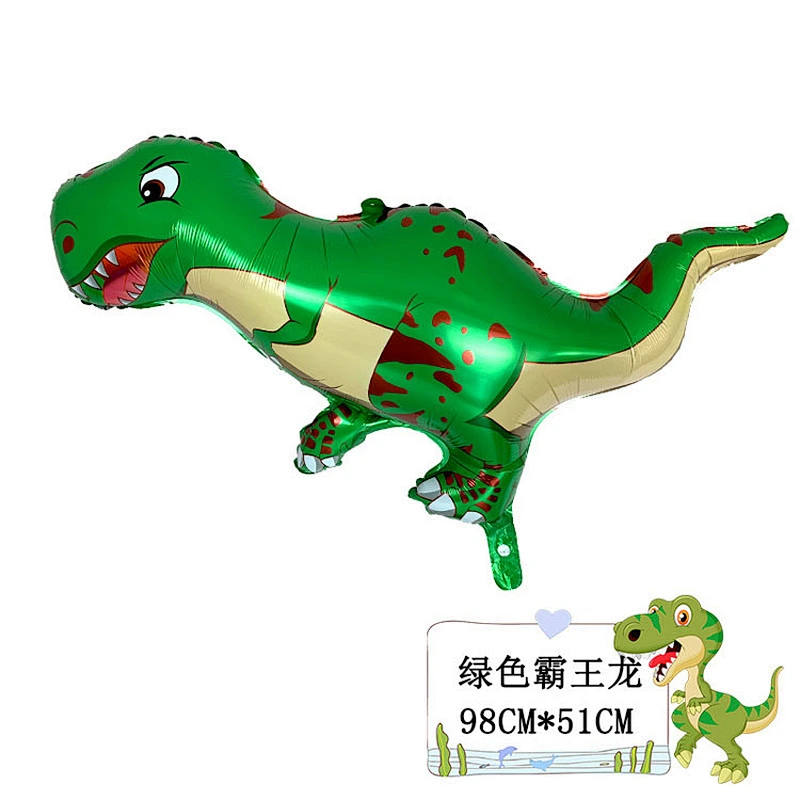 wholesale Adult Toys New Toys animal Dinosaur theme balloons kids birthday party foil dinosaur Balloons