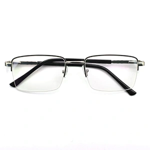 New fashion Custom hot sale square metal blue light blocking spectacle optical frame glasses for men