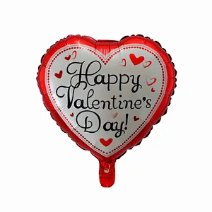 18inch heart shape i love you Te Amo helium foil balloons globos Valentine's Day wholesale balloons party wedding decoration
