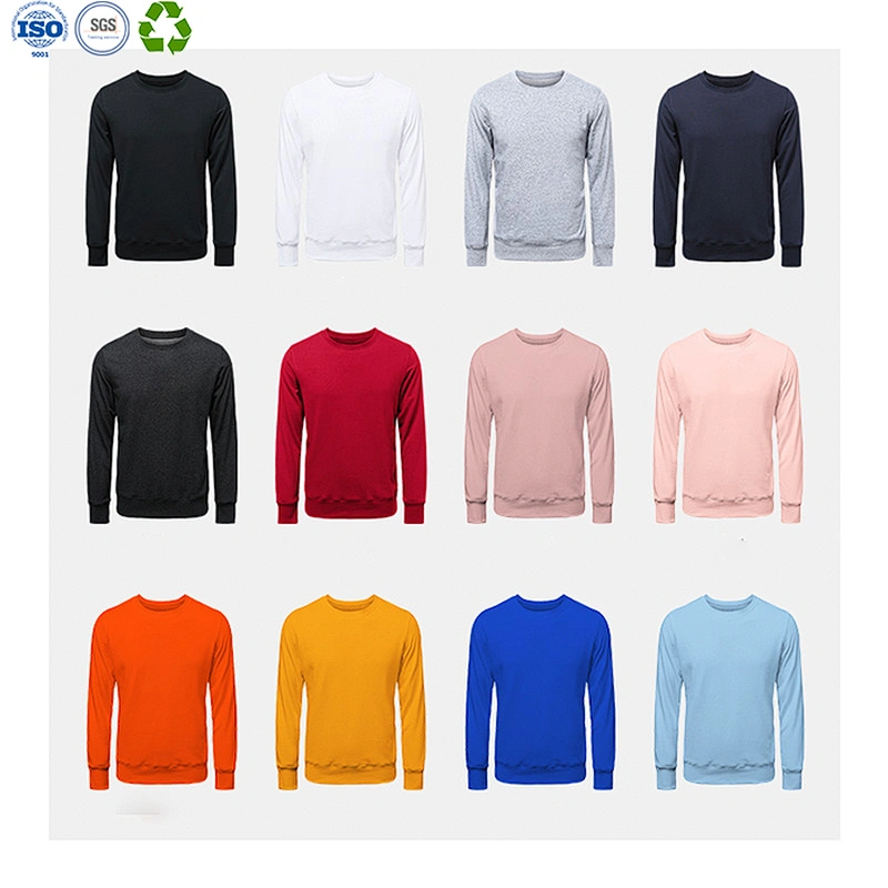 Round neck long sleeve T-shirt