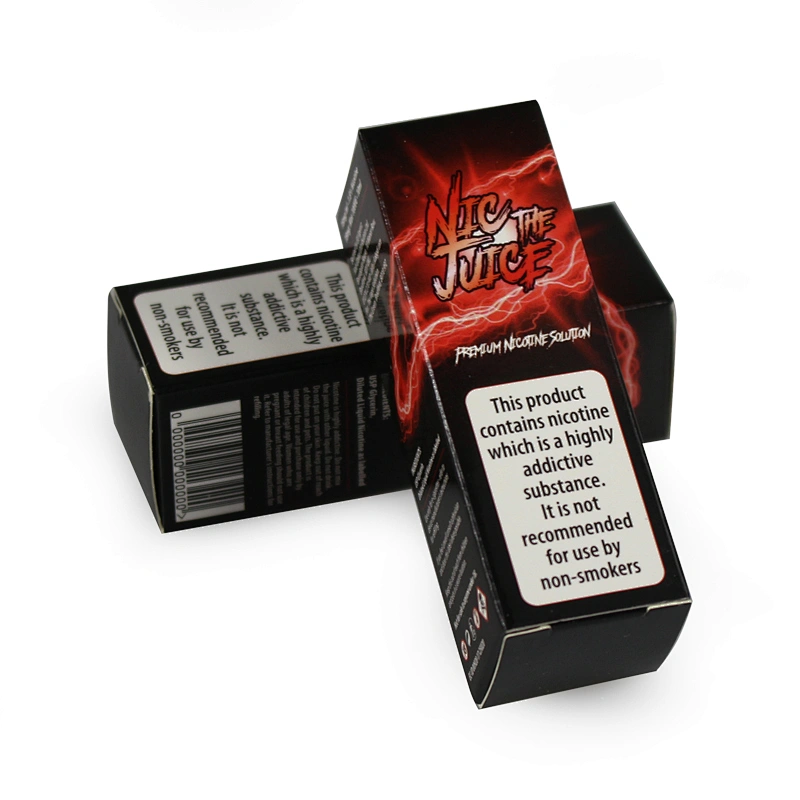 two tuck end printed triangle mark for blind paper package box
