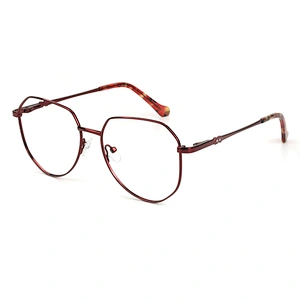 2021 Latest Quality China Wholesale Optical Frame Extra Big Frame Metal Eyeglasses for fashion people