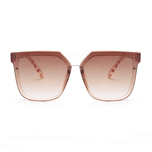 2021 Vintage Retro Style 8 Colors Big Square Crystal Gradient Feeling Full Rim Diamond Cut Sunglasses