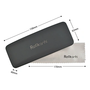 L size Rockants Metal Glasses Case Eyeglass Case Spectacle Glasses Cases