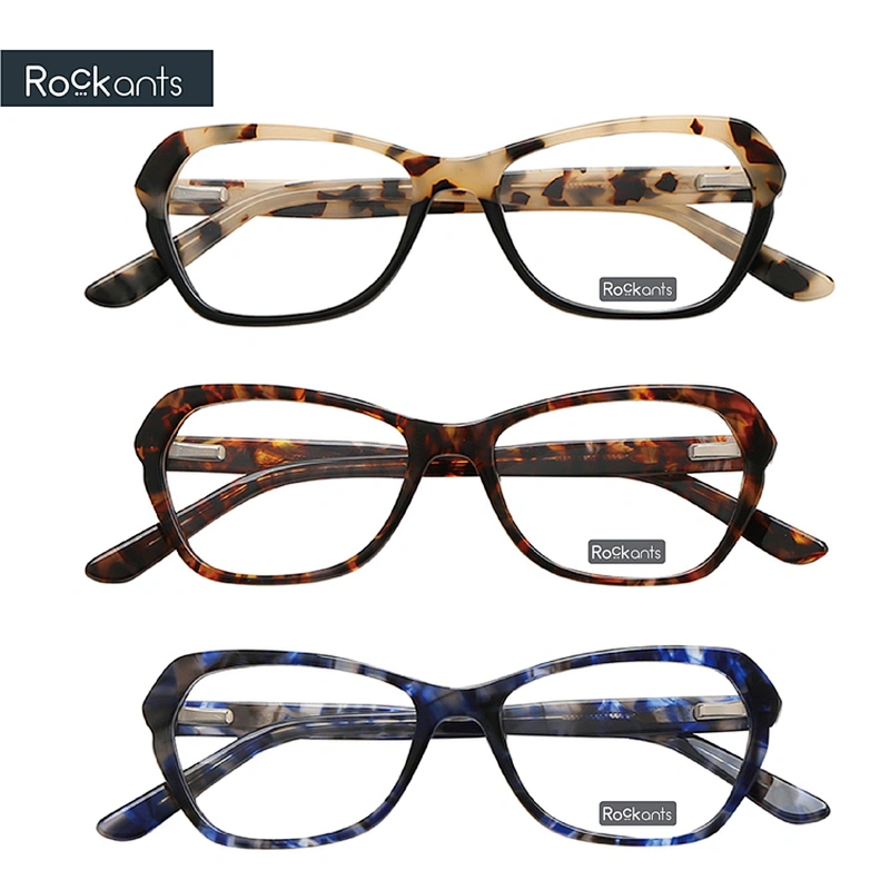 Wholesale round classic acetate optical eyeglasses frame customizable eyeglass frames