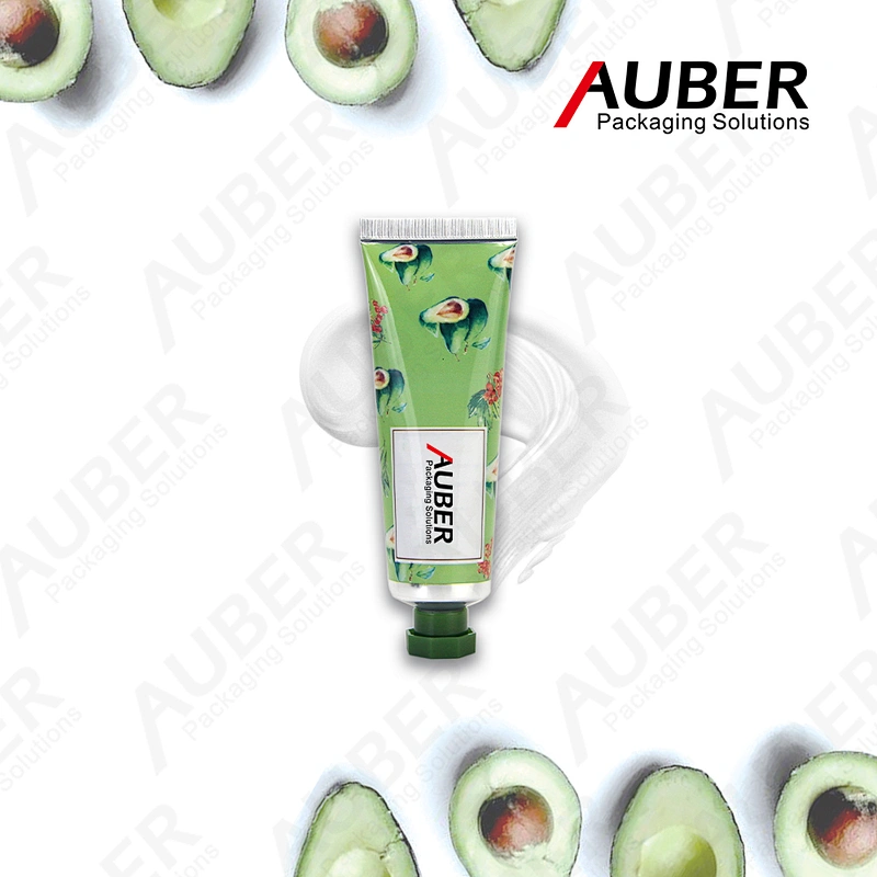 Green avocados HGL tube with octagonal screw on cap