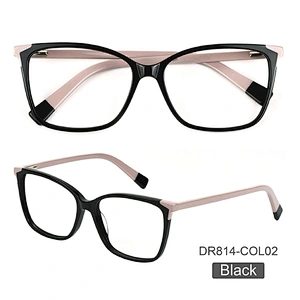 Factory wholesale high quality acetate optical frames square multicolor eyewearD