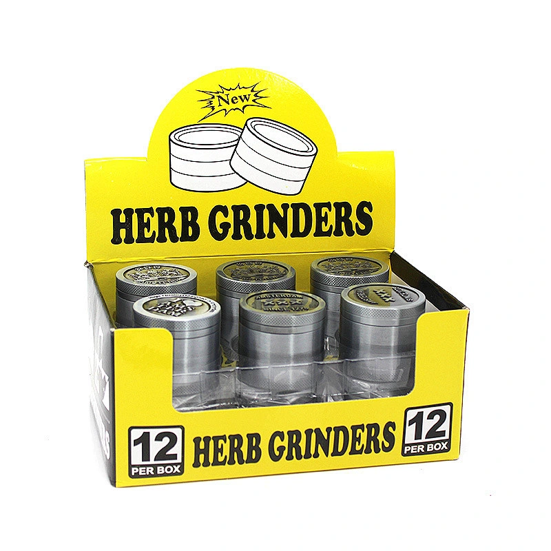 High quality weed accessories hot selling free shipping grinder Amsterdam 4 parts 40mm Zinc Alloy smoking Herb Grinder