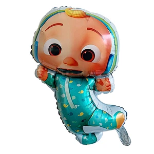 New Arrival 18 inch Cocomelon Theme Cartoon Party Foil Balloons For Party Decoration Supplies