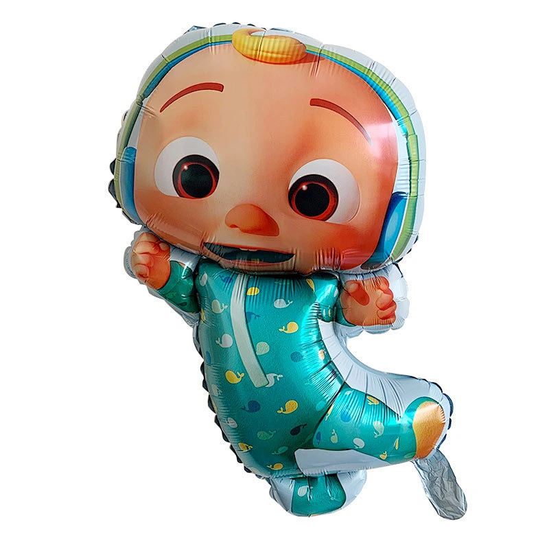 New Arrival 18 inch Cocomelon Theme Cartoon Party Foil Balloons For Party Decoration Supplies