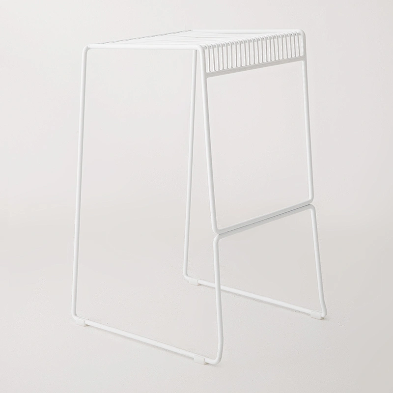 Metal wire stool