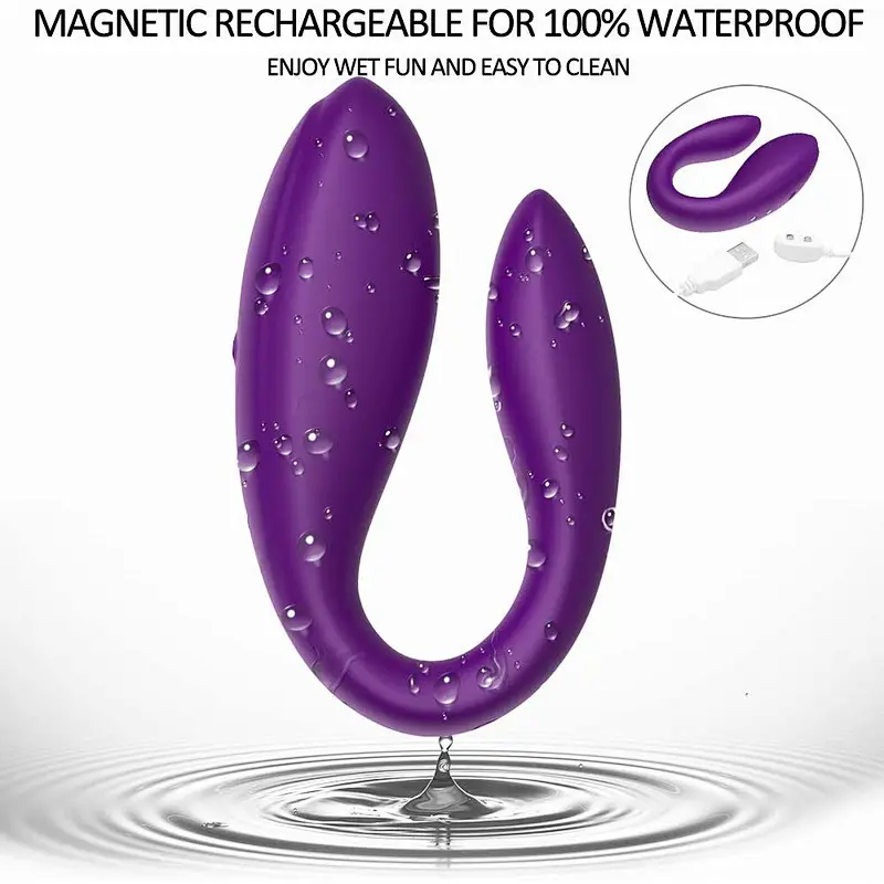 Wireless Vibrator with remote 10 modes 100% pure silicon