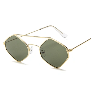 Fashion Men Women Diamond Sharp Sunglasses Clear Yellow Lens Shades UV400 Polycarbonate Shield New 2021