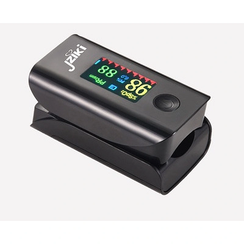 Finger blood oxygen monitor Finger pulse oximeter heart rate monitor