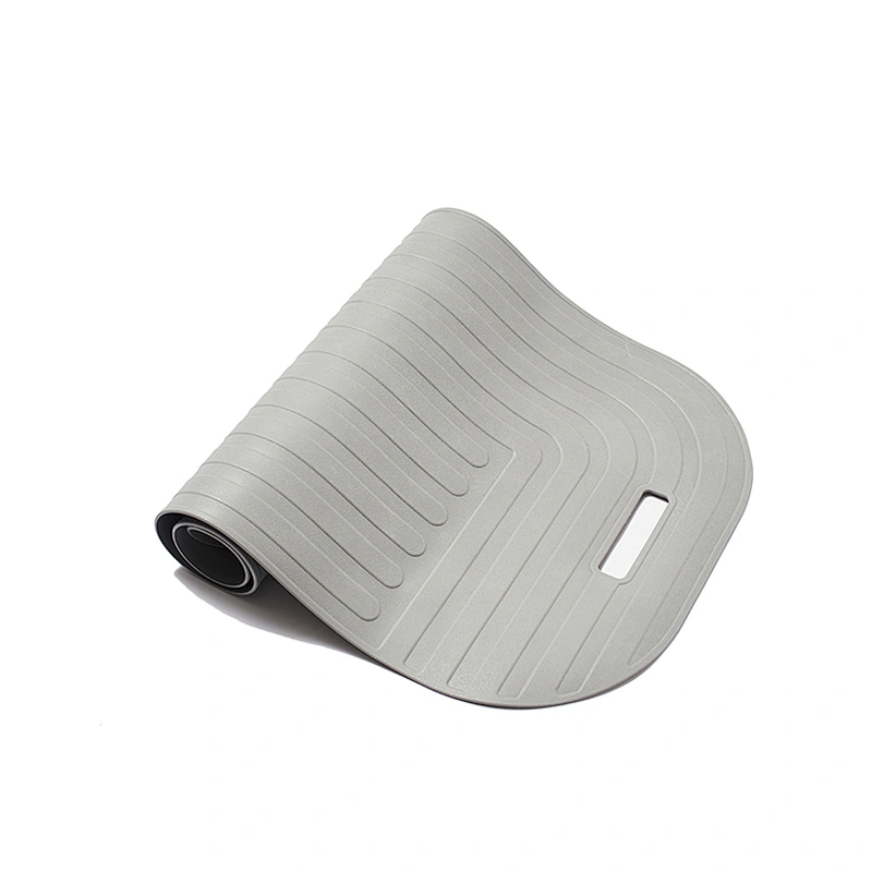 Rubber bath shower mat non slip silicone bathtub mat for tub bathroom with suction cups