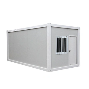 Venta al por mayor nuevo diseño moderno hermoso dos dormitorios casa contenedor prefabricada cómoda casas kits para el hogar prefabricados lowes
