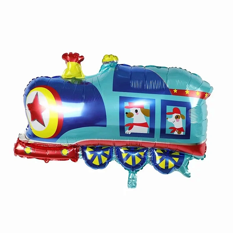 6 Pcs Cartoon Auto Balloon Fire Truck Engineering Vehicle Foil Balloon Ambulance For Kids Birthday Party Decoration