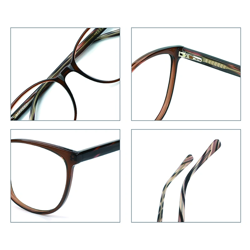 High quality oversize full rim eyeglasses frames acetate round eyewear 1 buyer