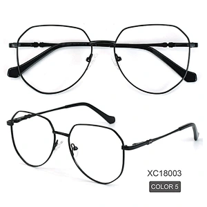 2021 Latest Quality China Wholesale Optical Frame Extra Big Frame Metal Eyeglasses for fashion people
