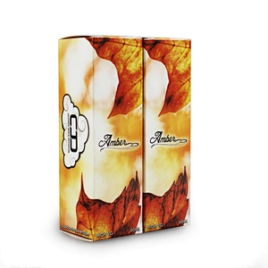 shinny logo on matt easy folding paper box for vaping oil bottle package
