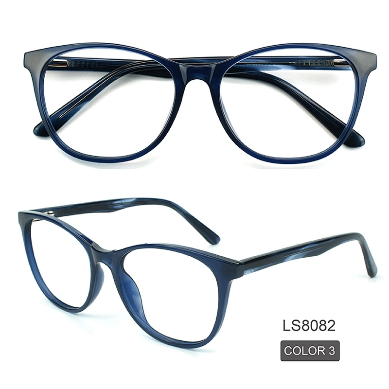 Classic Acetate Round Oversized Frames Optical Eyewear OEM/ODM Eye Glasses