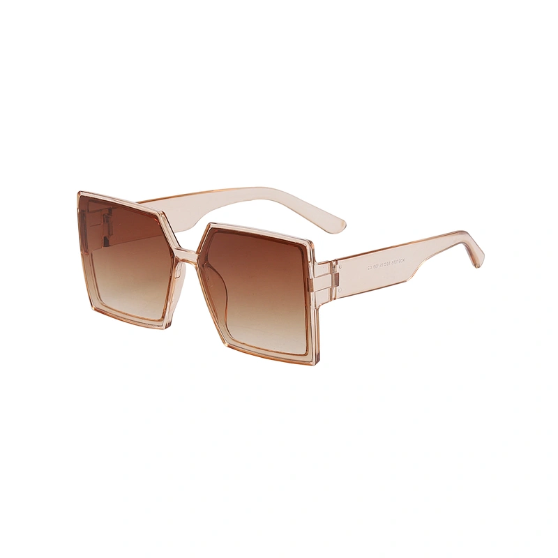 Amazon Hot Sale Ladies Oversized Square Sunglasses Women Designer Glasses Fashion Eyewear Shades UV400 OEM