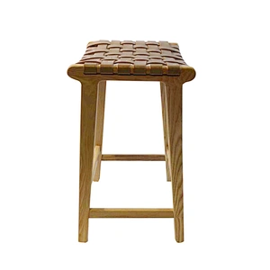vinyl strap bar stool