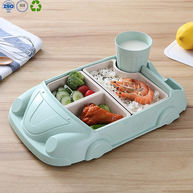 Bamboo fiber plate for kids