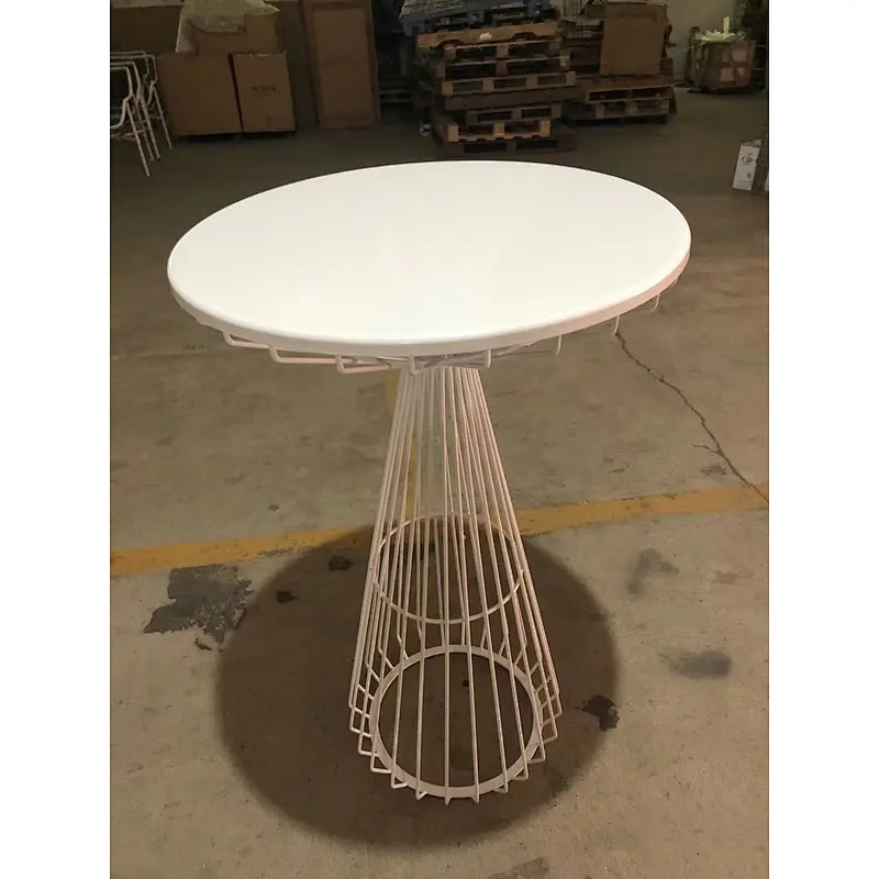 Metal wire dry bar table