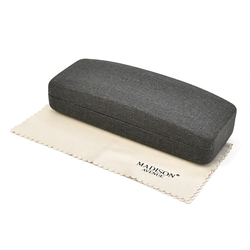 Lsize Ready To Ship Black Leather Glasses Cases High End Cheap Eyeglasses Box